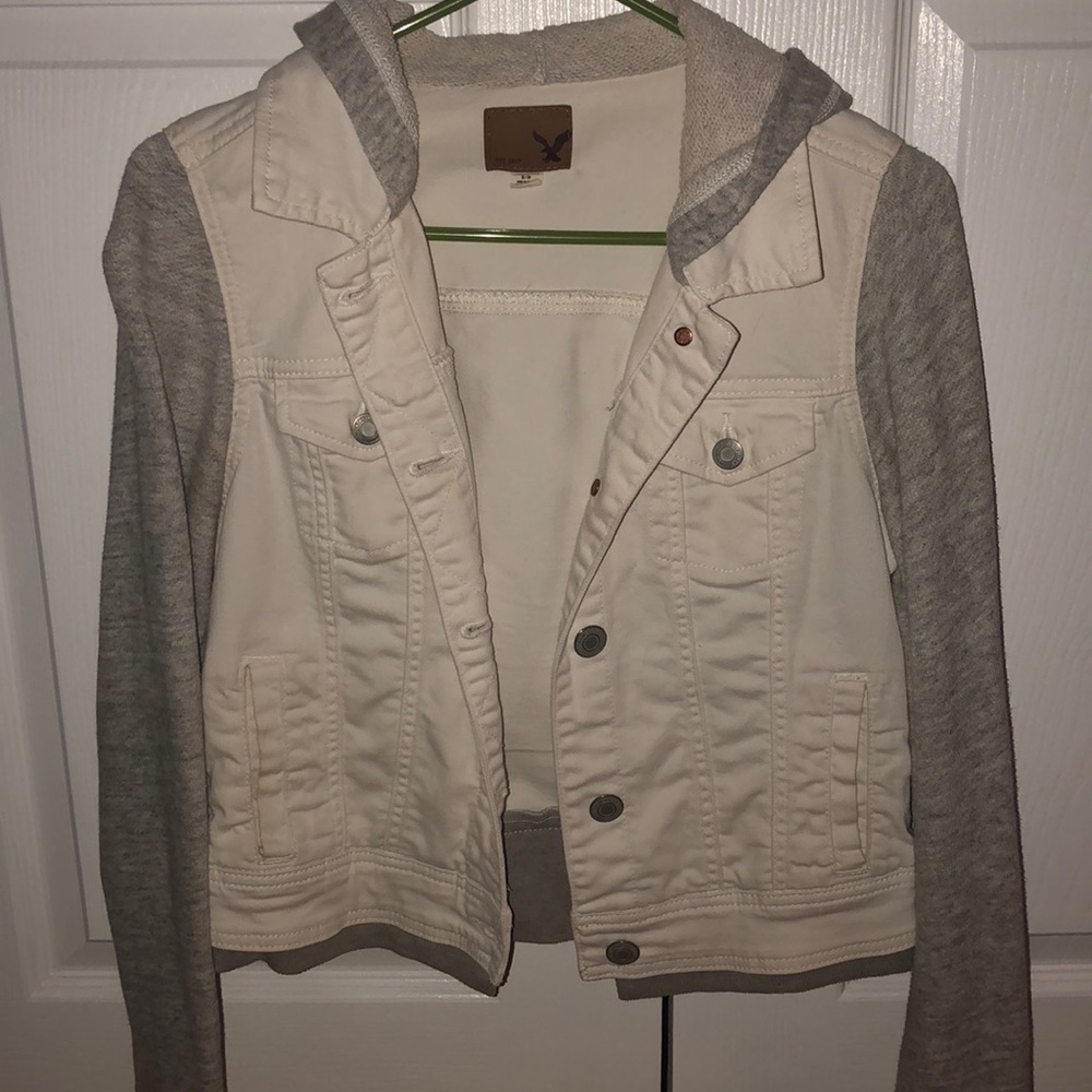 Sweater jean jacket